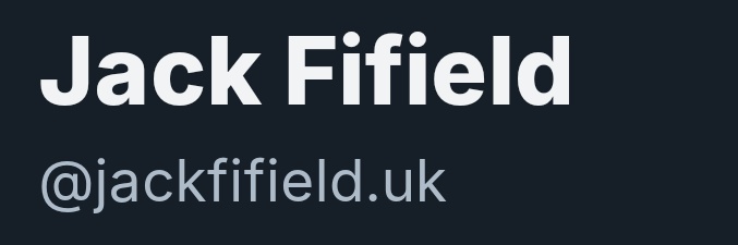 Jack Fifield's banner