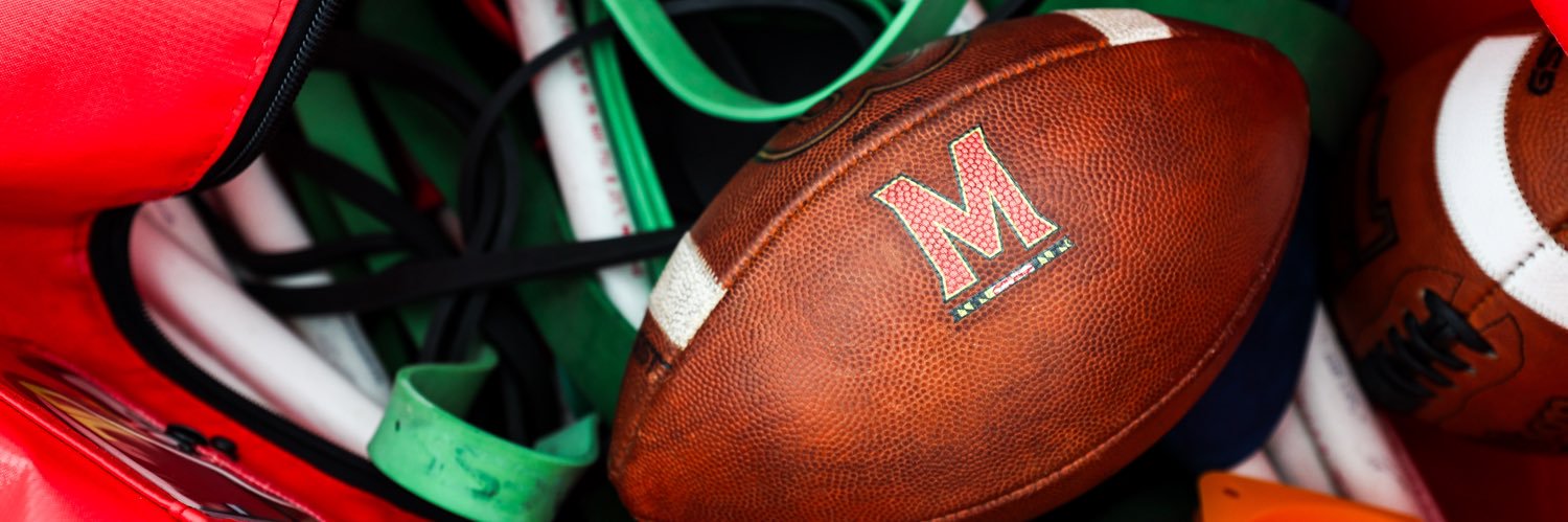 Maryland Football's banner