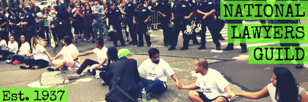 National Lawyers Guild UCLA banner