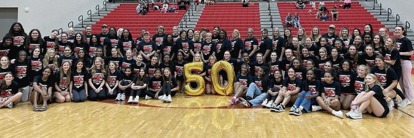 Thompson Volleyball banner