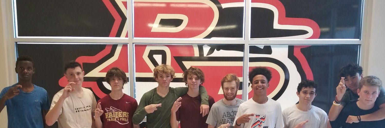 Raider Track & Field banner