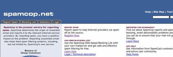SpamCop_net Profile Banner
