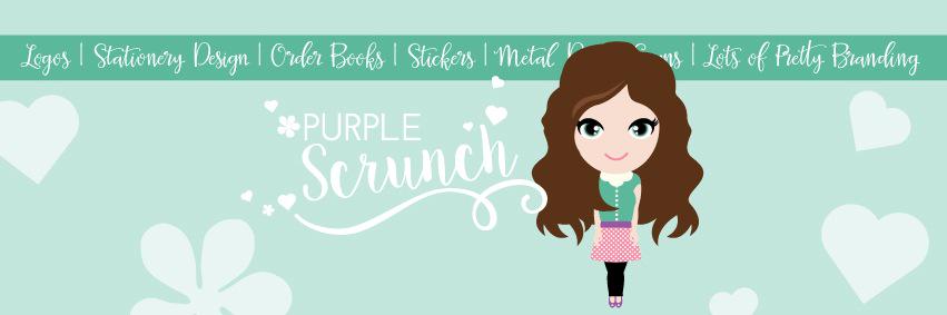 Purple Scrunch banner