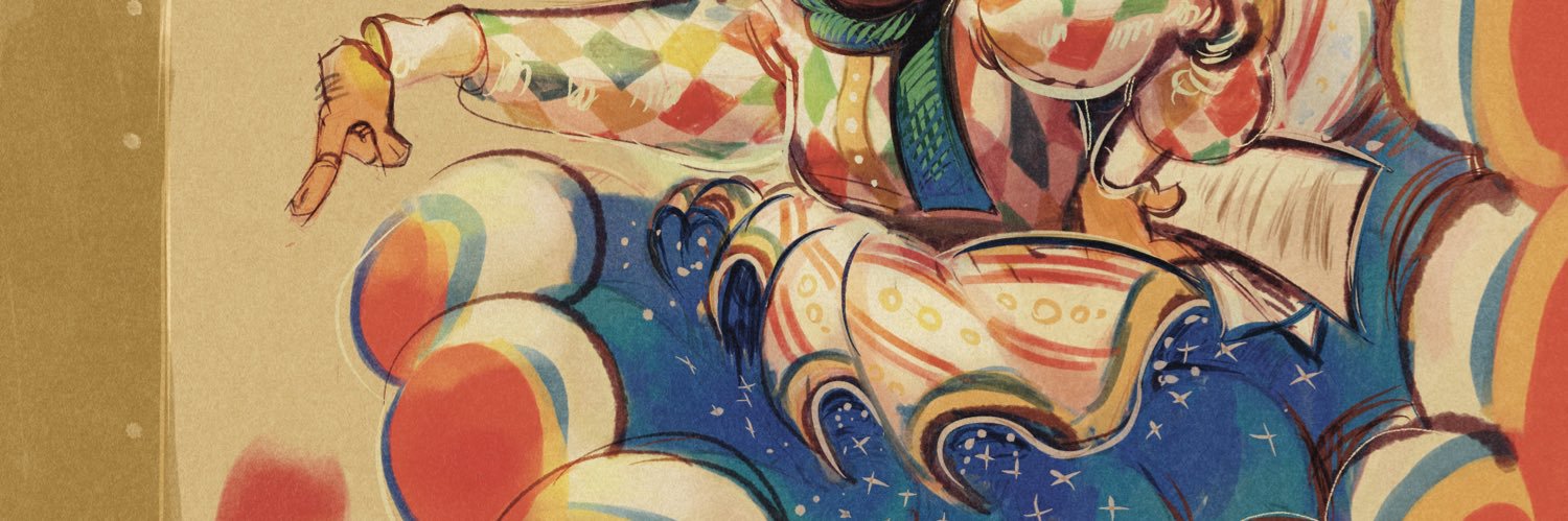 echo🍰!! @ echobsilly.bsky.social 🟦☁️ banner