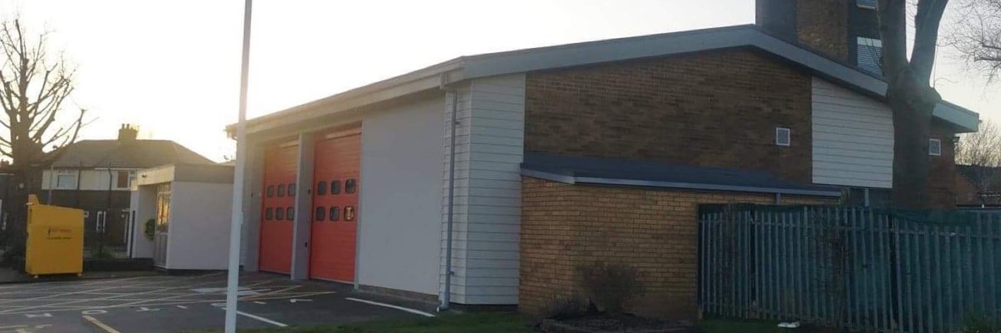 Widnes Fire Station banner