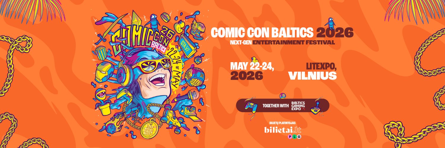 Comic Con Baltics banner