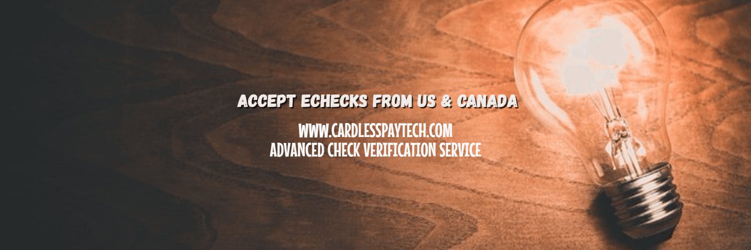Cardlesspaytech's profile banner image