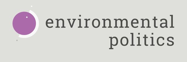 Environmental Politics banner