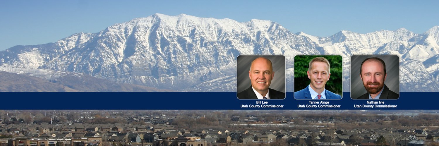 Utah County Commission banner