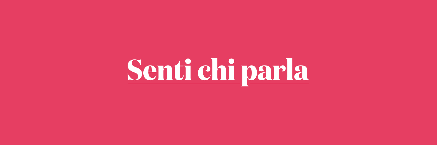 Senti chi parla banner