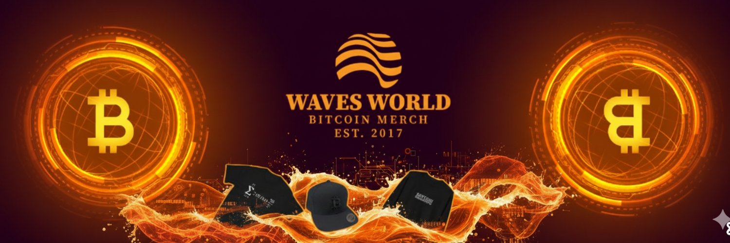 Waves World-Bitcoin Apparel banner