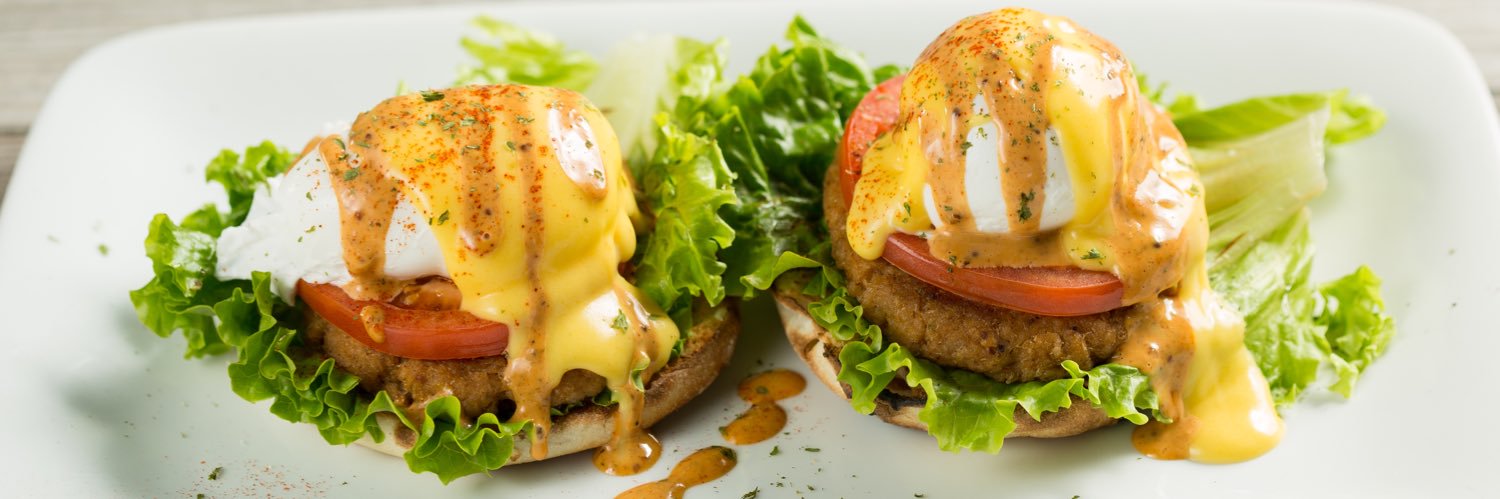 Johnny D's Waffles and Benedicts banner