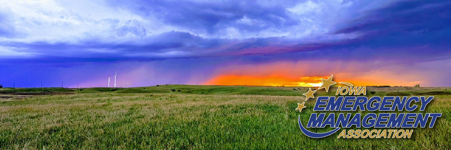 Iowa Emergency Management Association banner