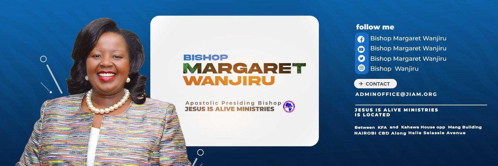 Bishop Margaret Wanjiru banner