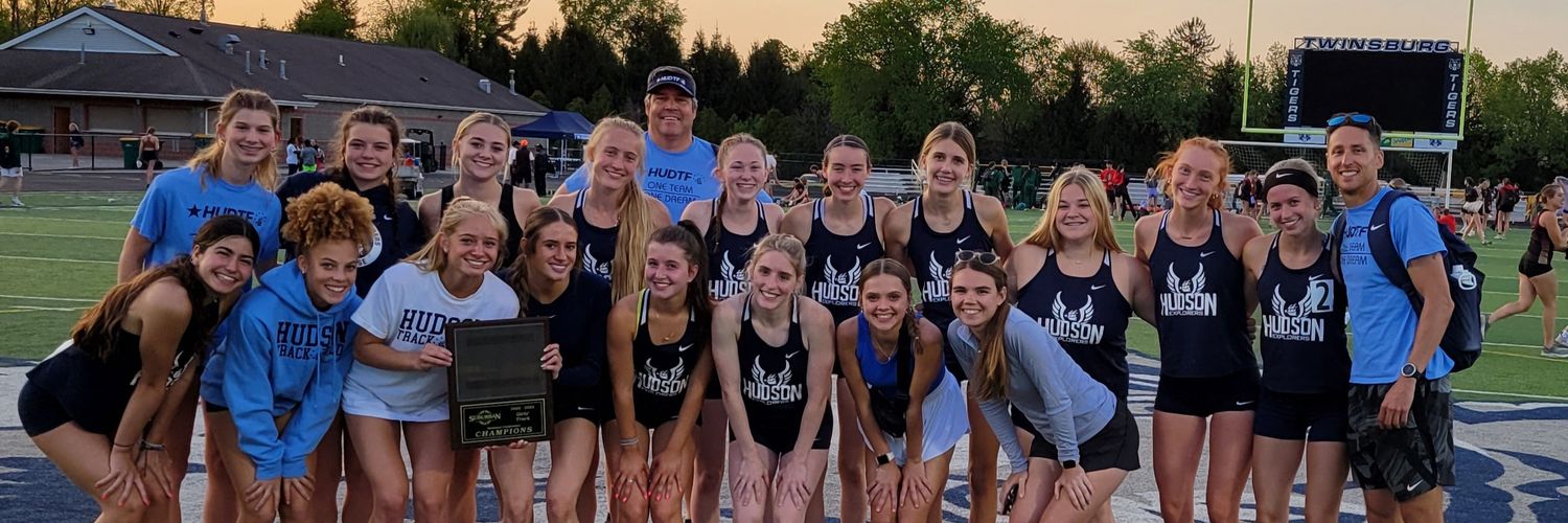 Hudson Girls Track and Field banner