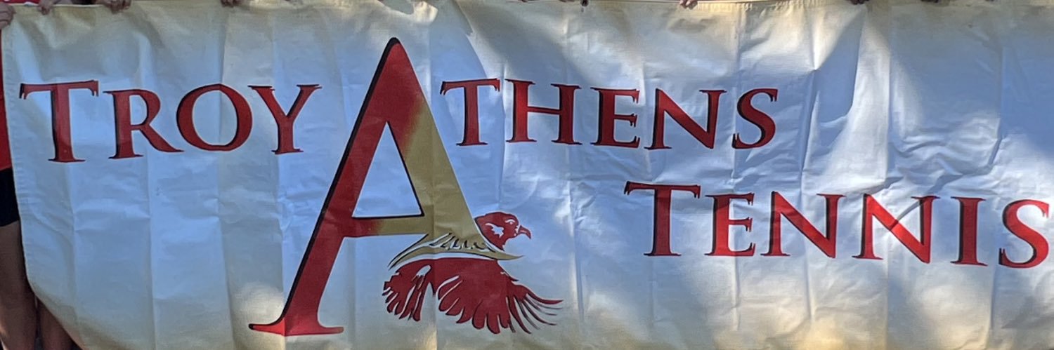 Troy Athens Tennis banner