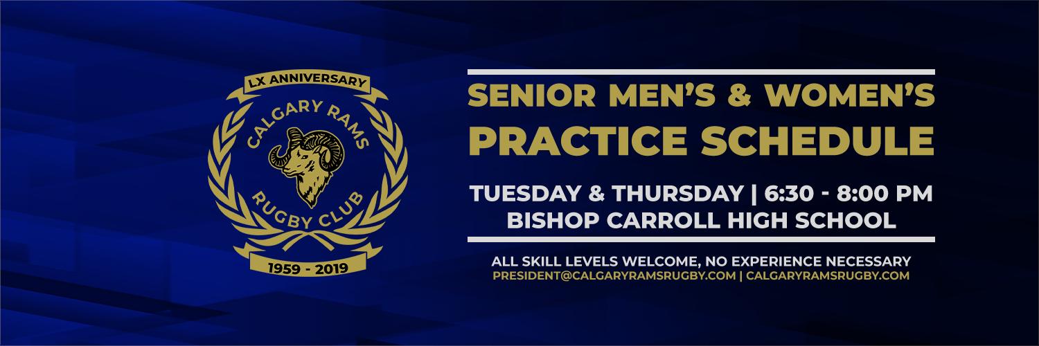 Calgary Rams Rugby banner