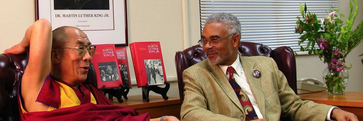 Clayborne Carson banner