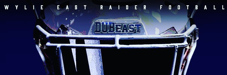 Wylie East Raiders Football's banner
