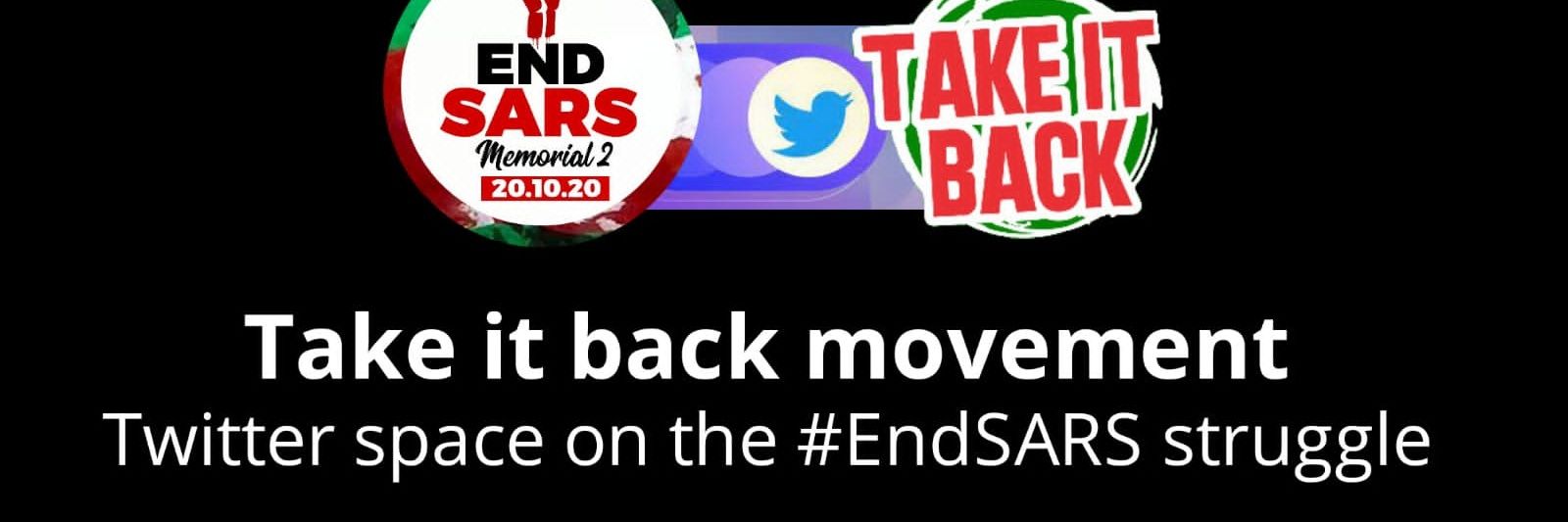 Take it back Movement's banner