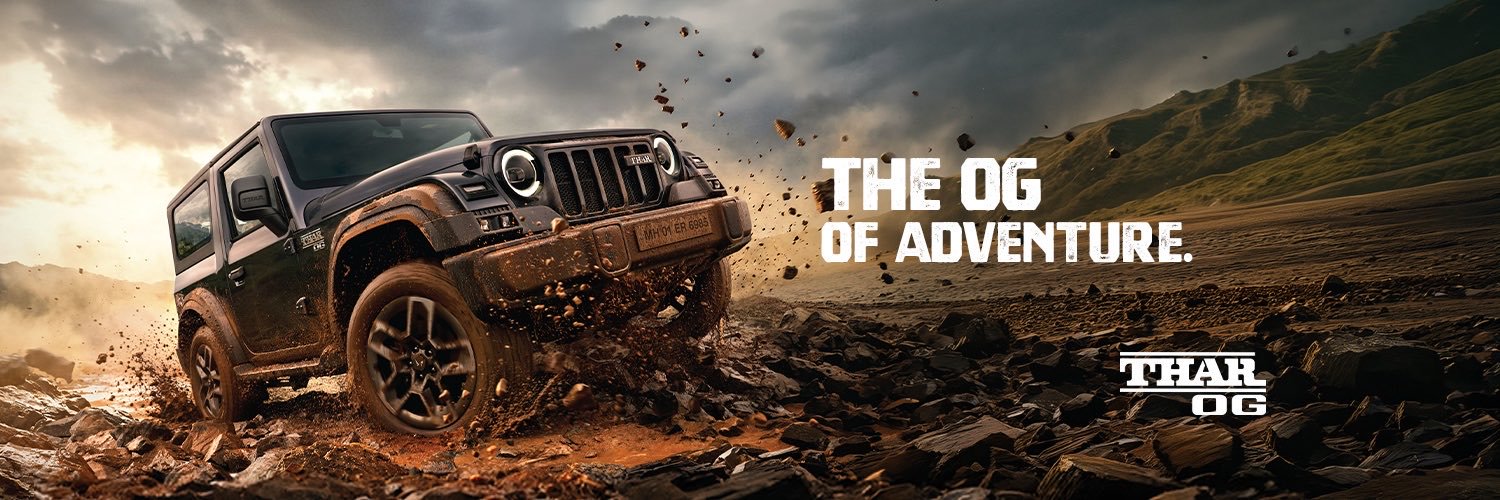 Mahindra_Thar's profile banner image