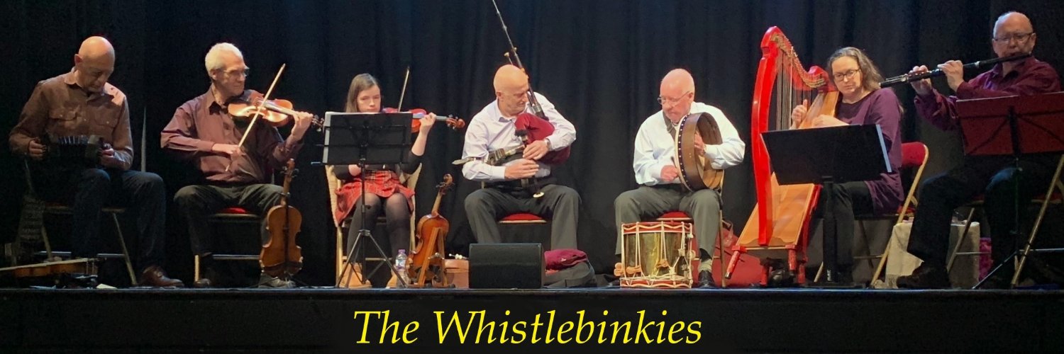 Whistlebinkies Folk Group banner