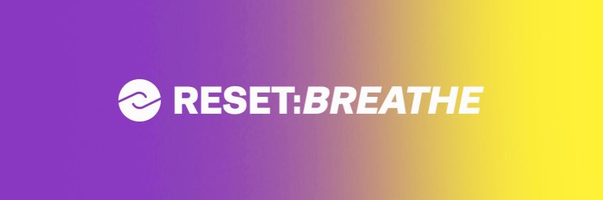 RESET:breathe banner