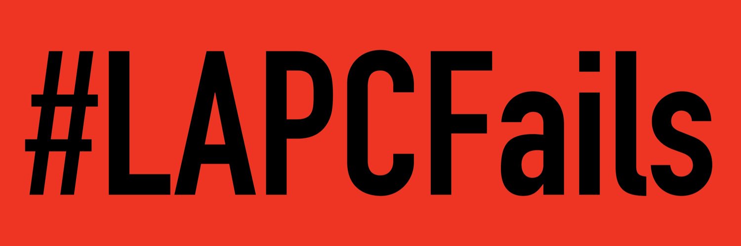 #LAPCFails banner