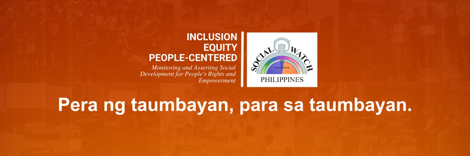 Social Watch Phils banner