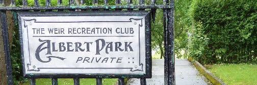 Weir Recreation AFC banner