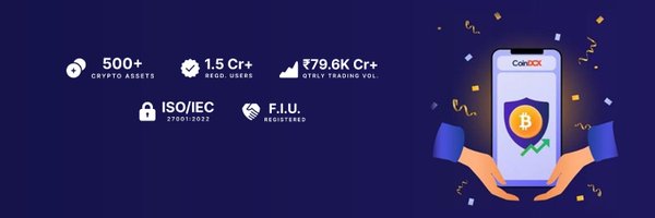 CoinDCX: India's Safest Crypto Platform Profile Banner