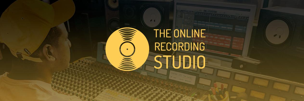 The Online Recording Studio #SocialDistanceSing banner
