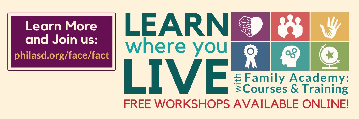 Family Engagement–School District of Philadelphia banner