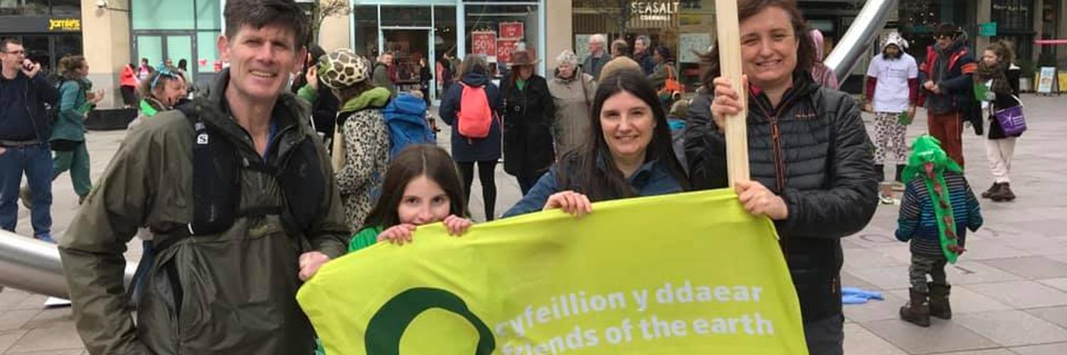 Caerphilly Friends of the Earth banner