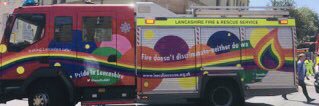 Lancs Fire LGBT banner