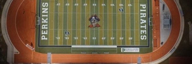 Perkins Track & Field banner