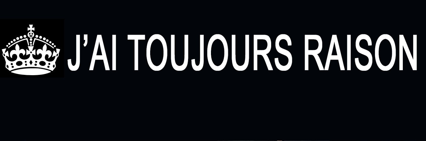 J'ai raison 😎 banner