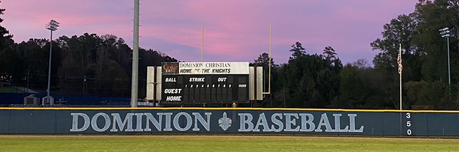 Dominion Christian Baseball banner