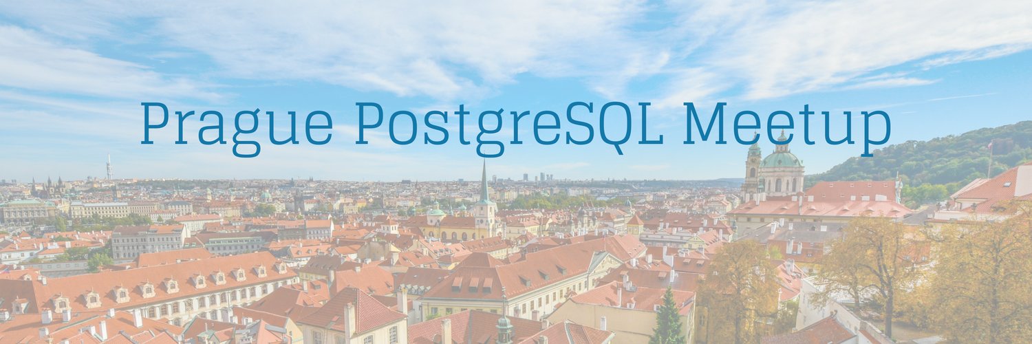 Prague PostgreSQL Meetup banner