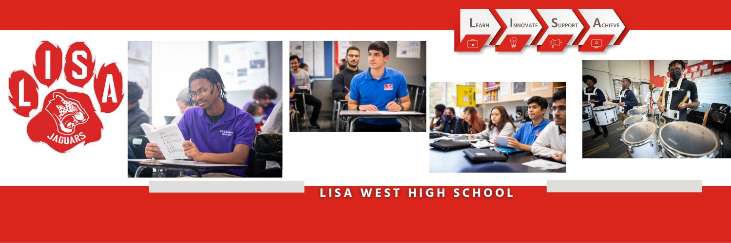 LISA Academy West High School banner