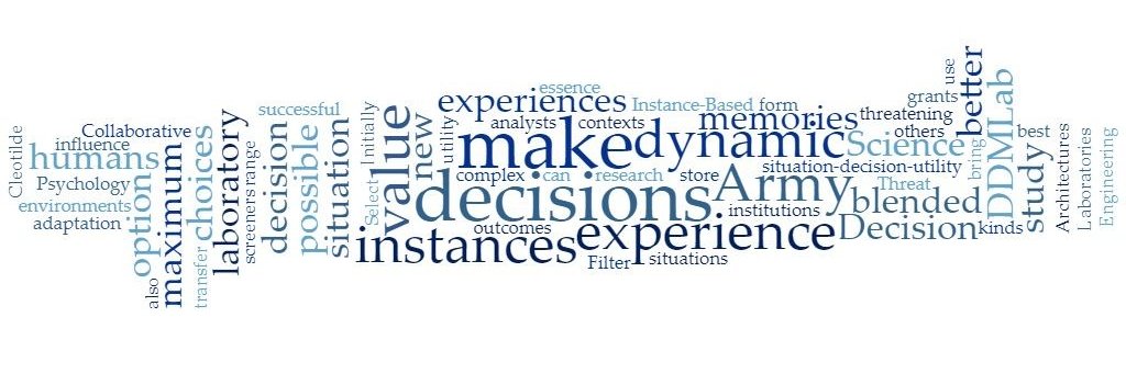 Dynamic Decision Making Laboratory banner