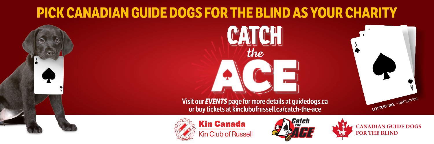 Canadian Guide Dogs for the Blind banner