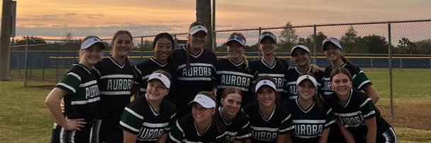 Aurora Softball banner