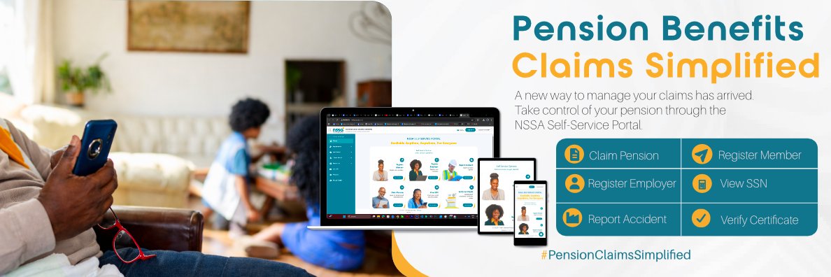 National Social Security Authority (NSSA) Zimbabwe banner