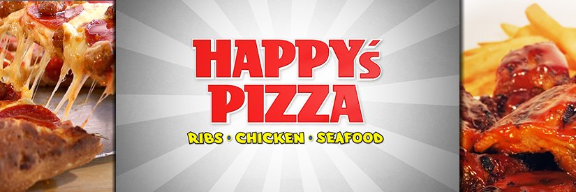 Happy's Pizza banner
