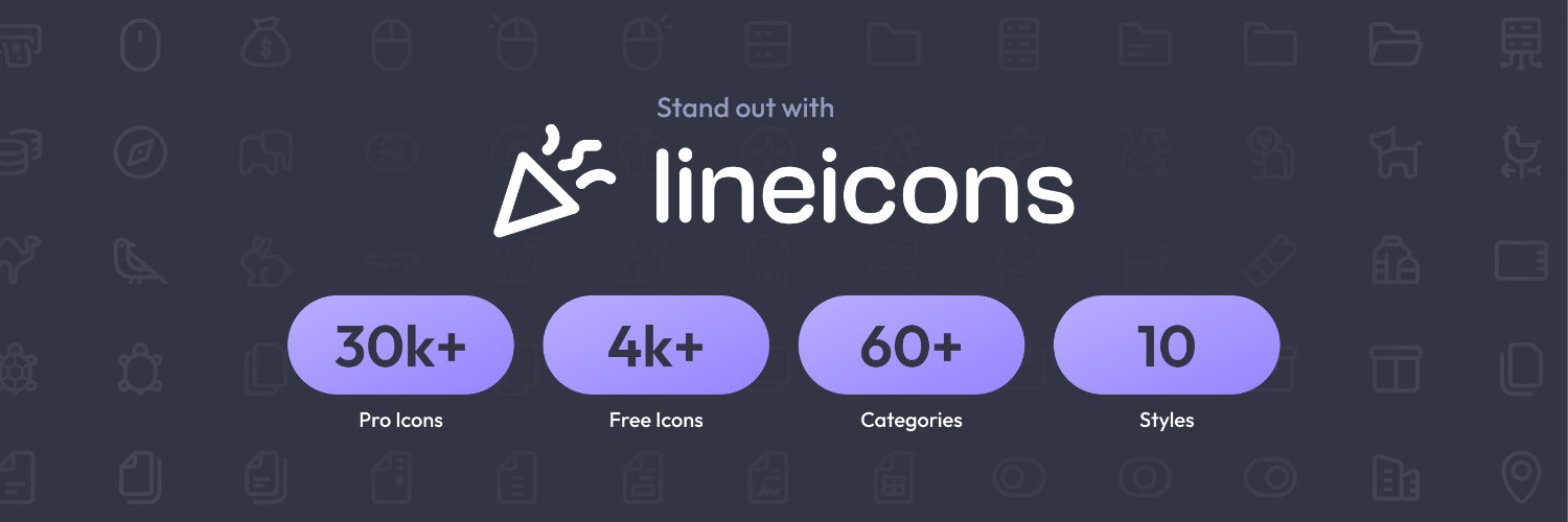 Lineicons banner