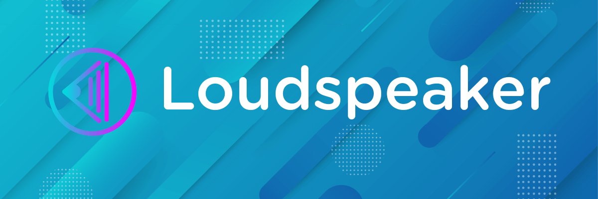 Loudspeaker banner