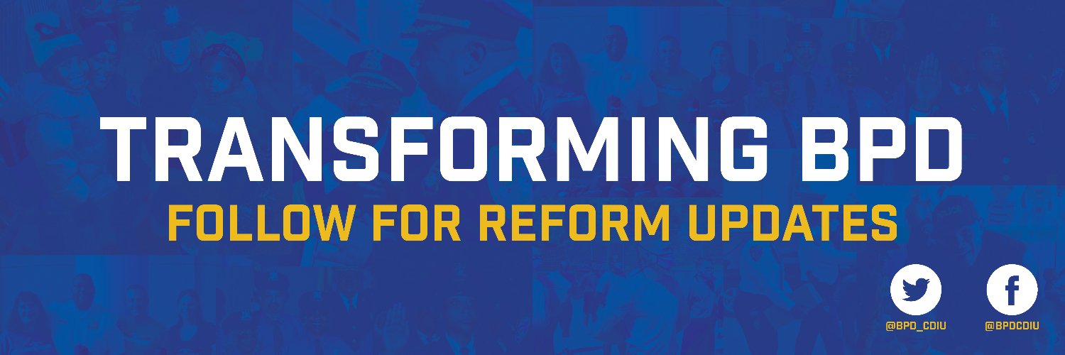BPD Consent Decree Implementation Unit banner