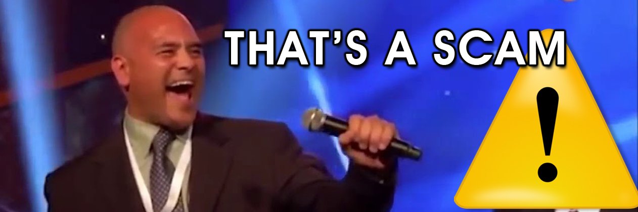 ^ That’s A Scam ! ⚠️ banner