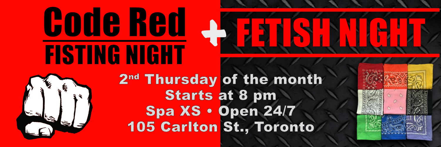 FFernando - CodeRed host Fetish/Fisting Night XS banner